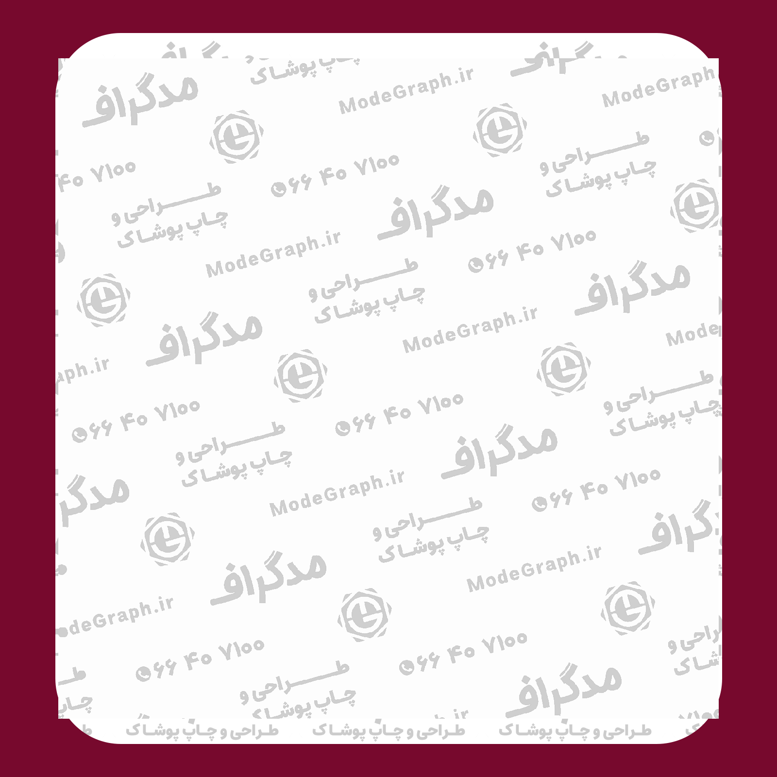 طرح سیلک Saercow مناسب چاپ روی پشت تیشرت