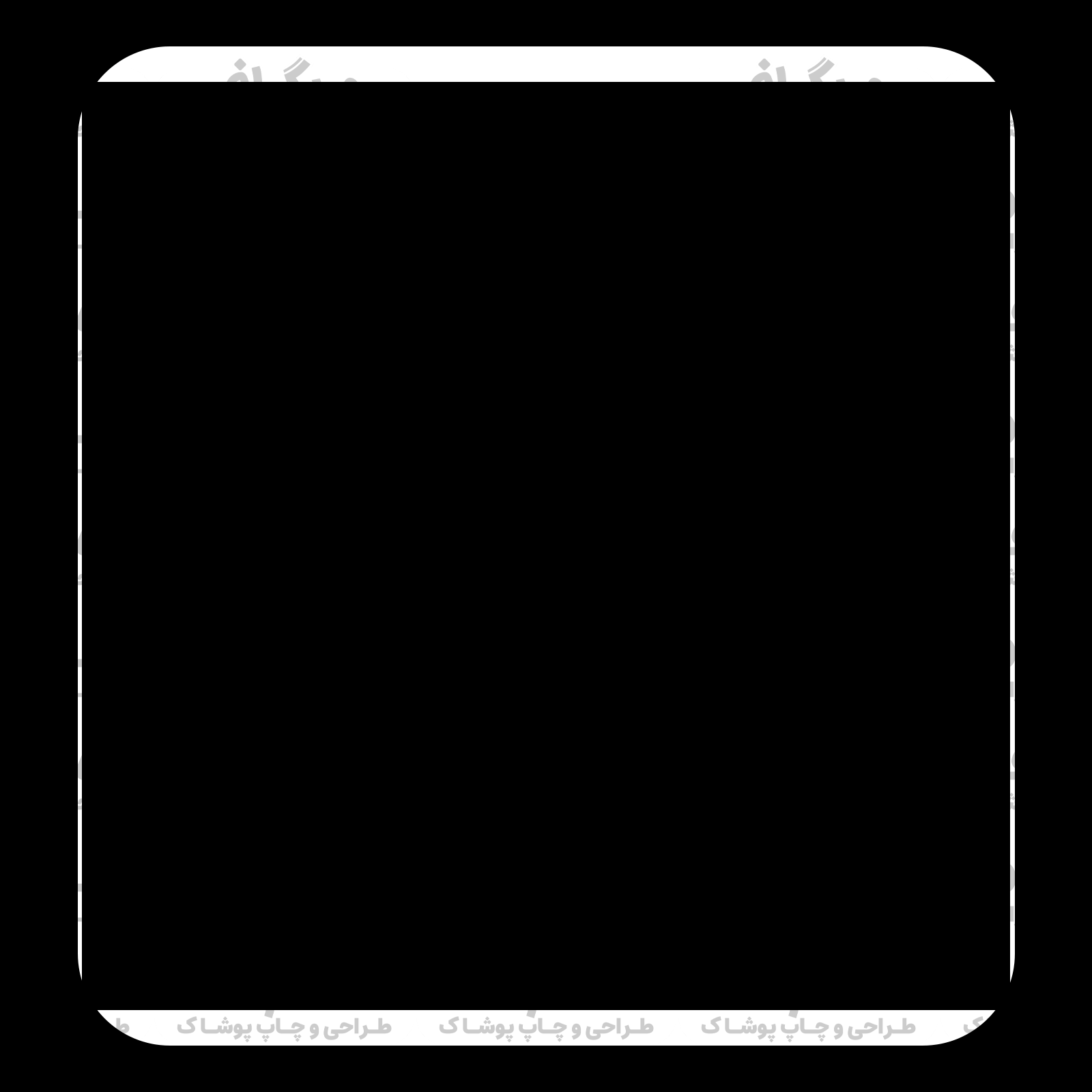 طرح سیلک نمای پشت MiuMiu مناسب چاپ روی پیش تیشرت