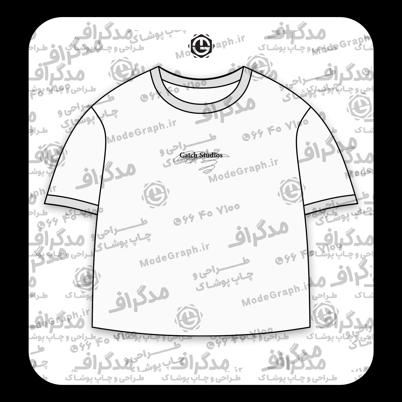 طرح سیلک Catch Studios مناسب چاپ روی پیش تیشرت