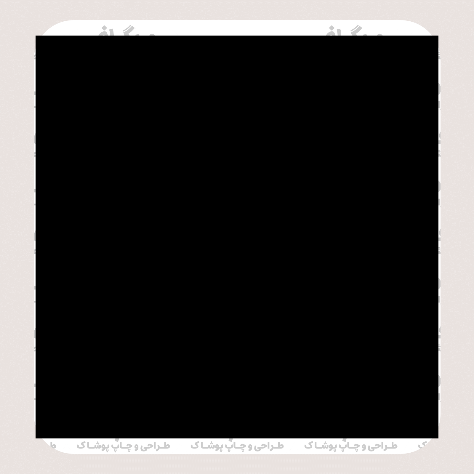 طرح سیلک قفل STWD مناسب چاپ روی پشت لباس