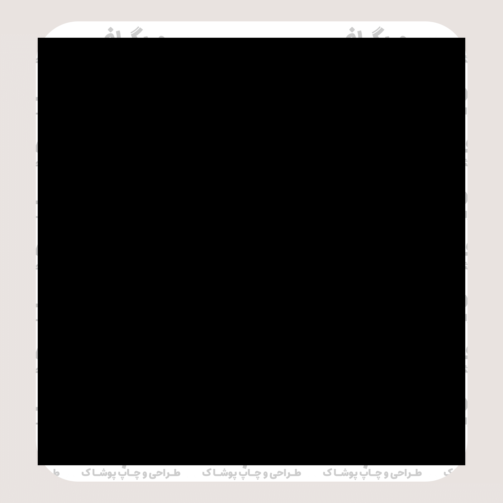 طرح سیلک پترن Gucci مناسب چاپ روی پیش لباس