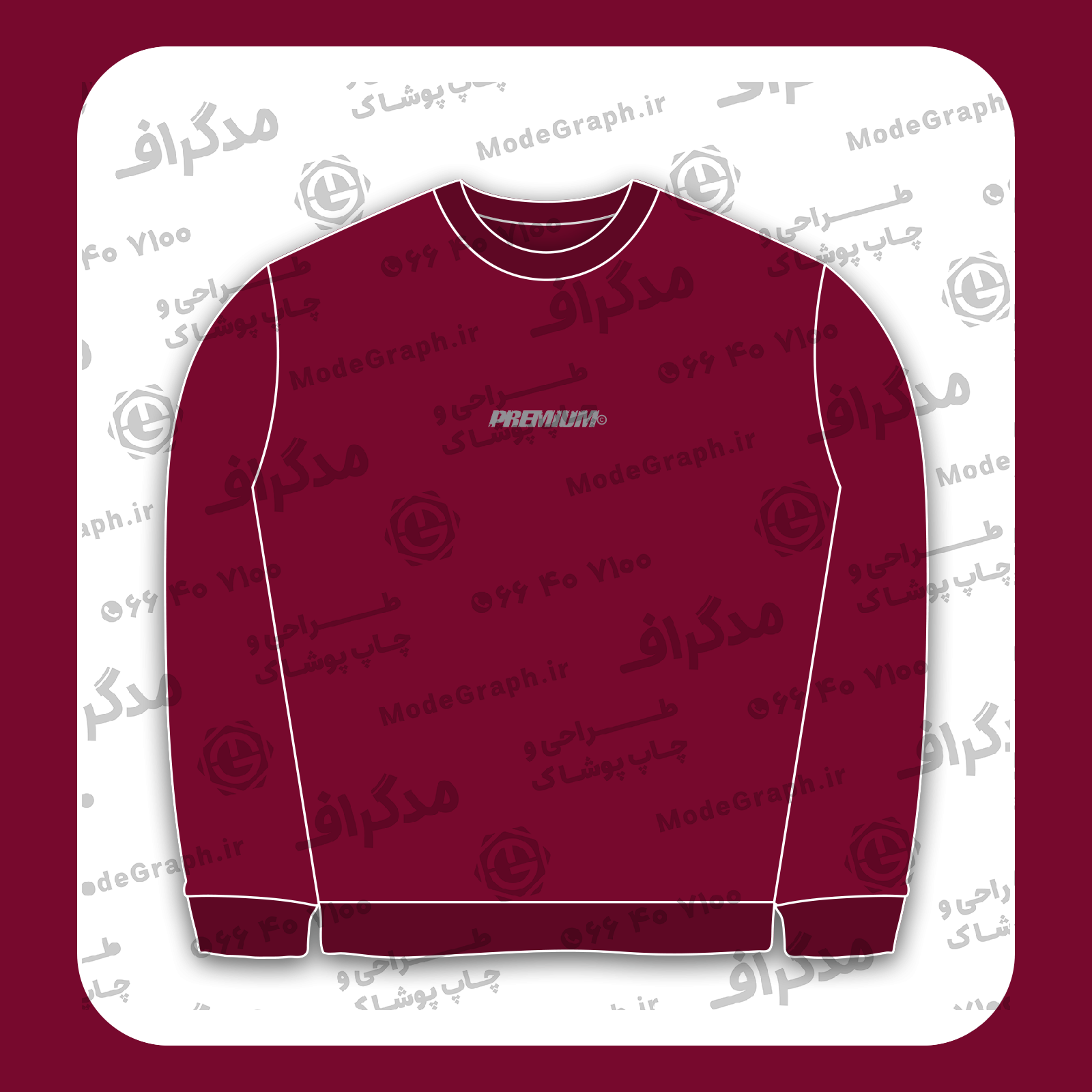 طرح سیلک Premium مناسب چاپ روی پیش لباس