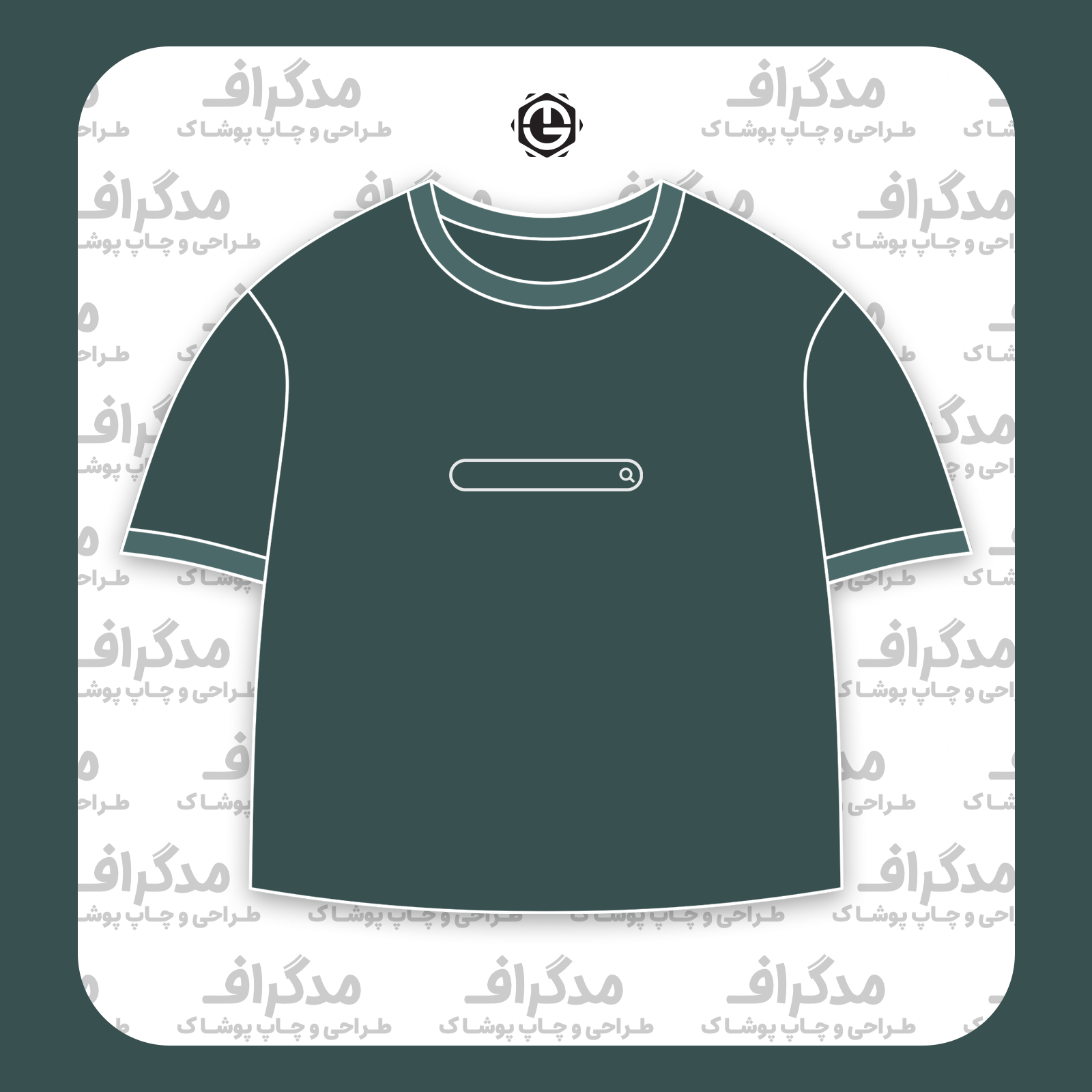 طرح سیلک فیلد جستجوی ساده مناسب چاپ روی پیش تیشرت