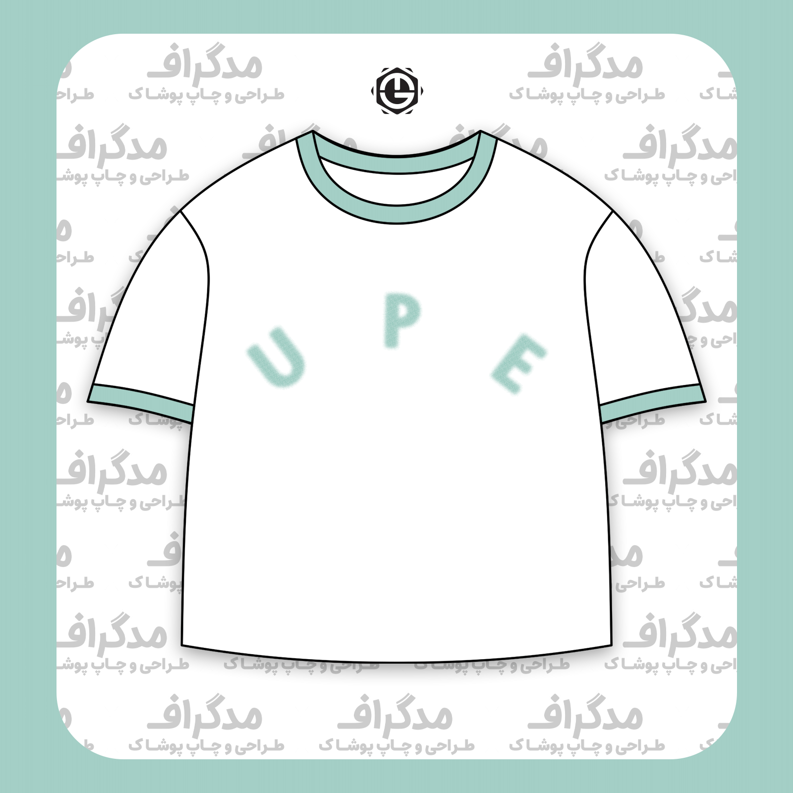 طرح سیلک UPE مناسب چاپ روی پیش لباس