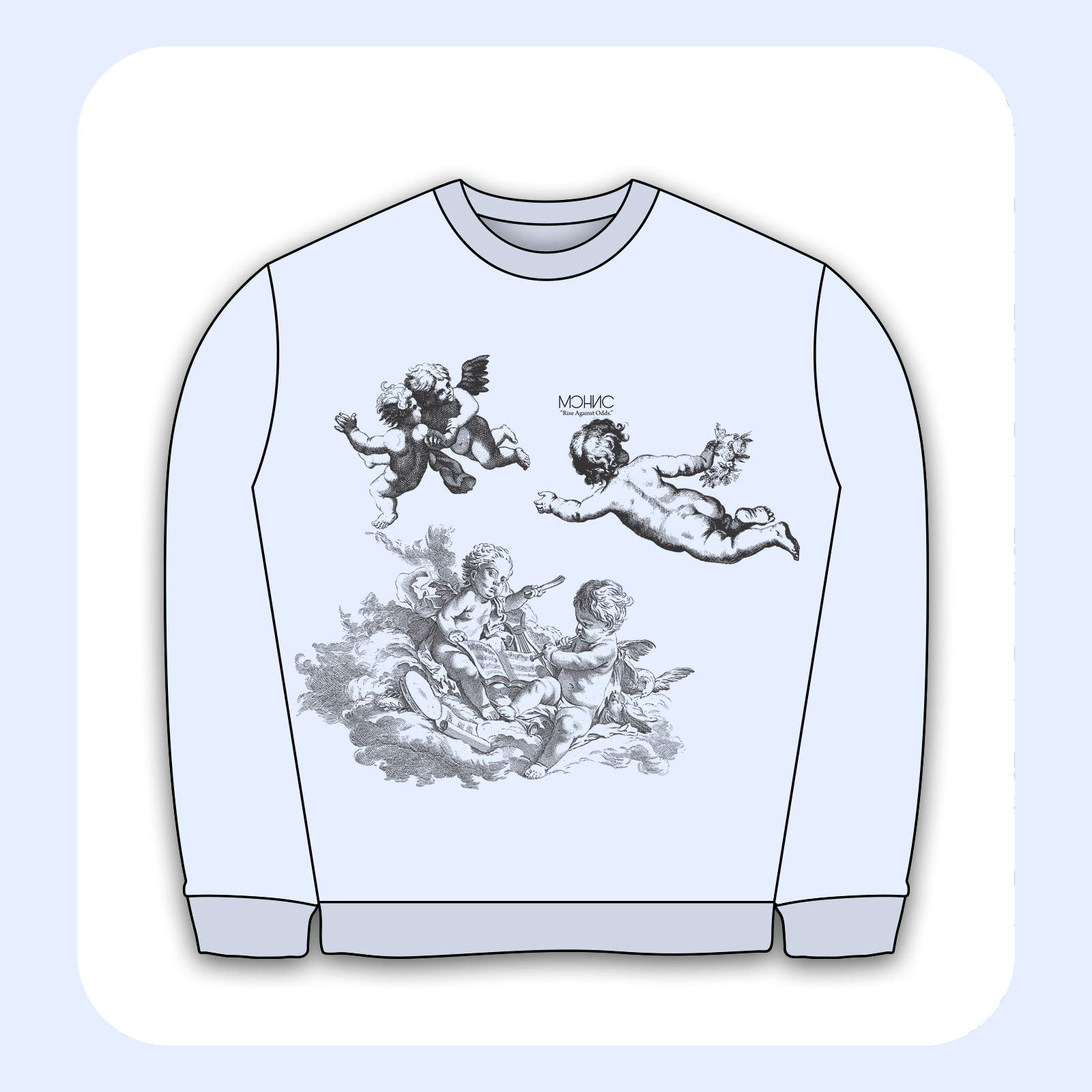 طرح سیلک کودکان در ابر مناسب چاپ روی پیش لباس