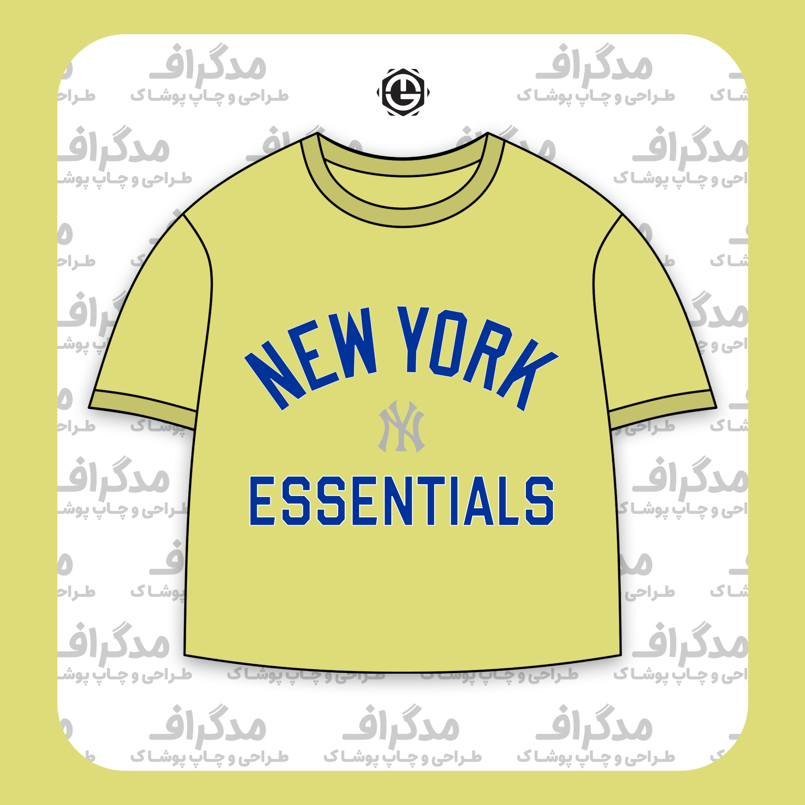 طرح سیلک New York Essentials مناسب چاپ روی پیش تیشرت