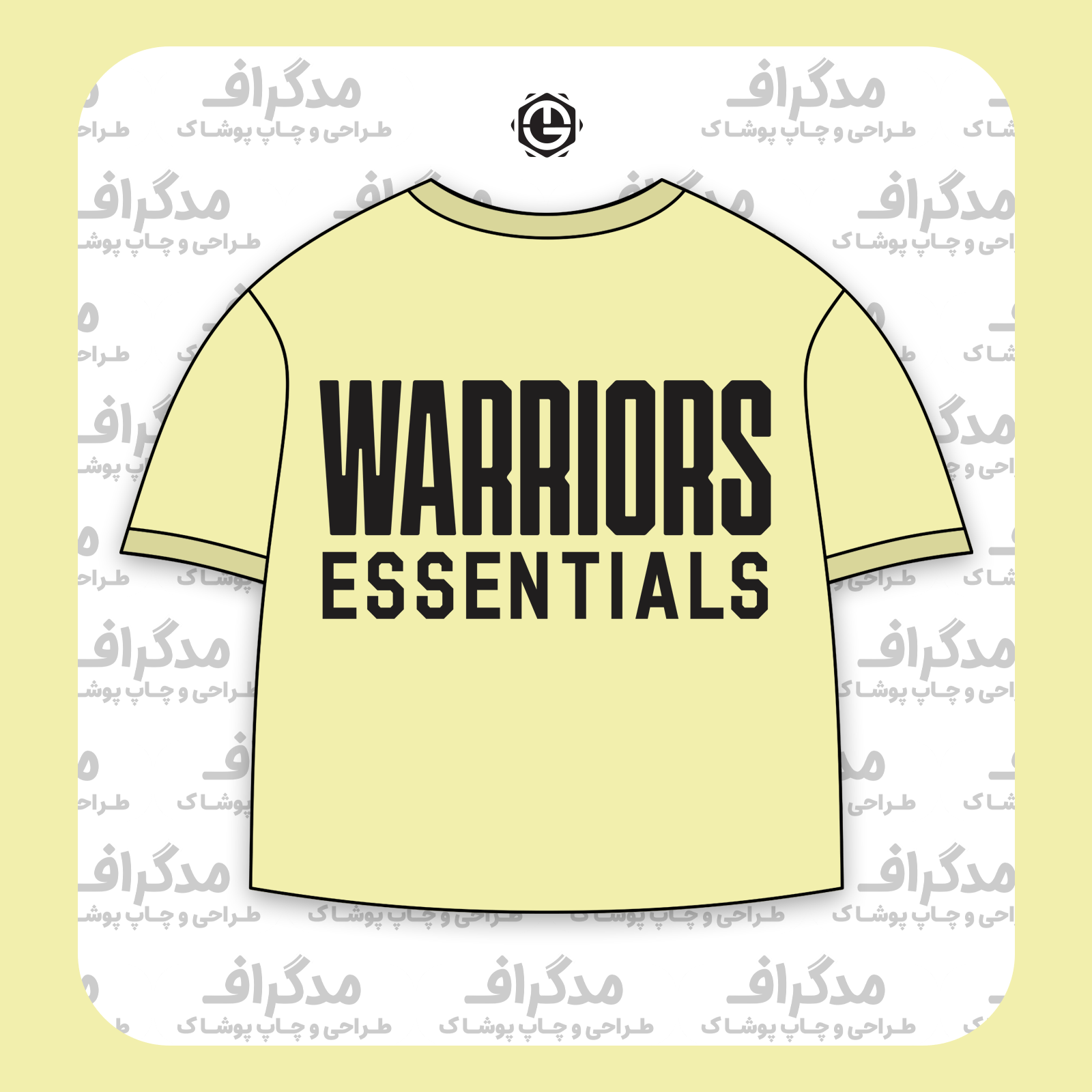 طرح سیلک Warrior Essentials مناسب چاپ روی پشت تیشرت