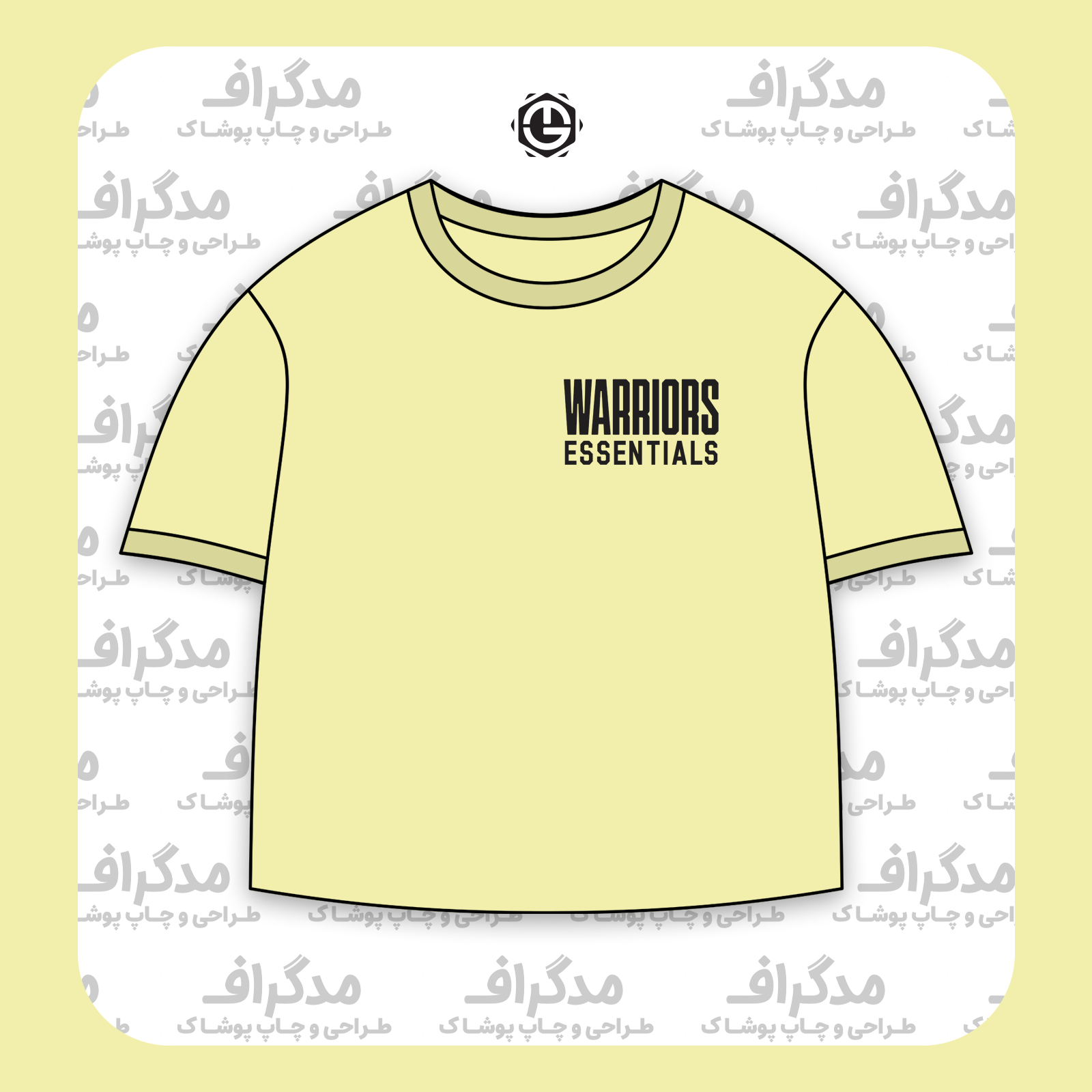 طرح سیلک Warriors Essential مناسب چاپ روی پیش تیشرت