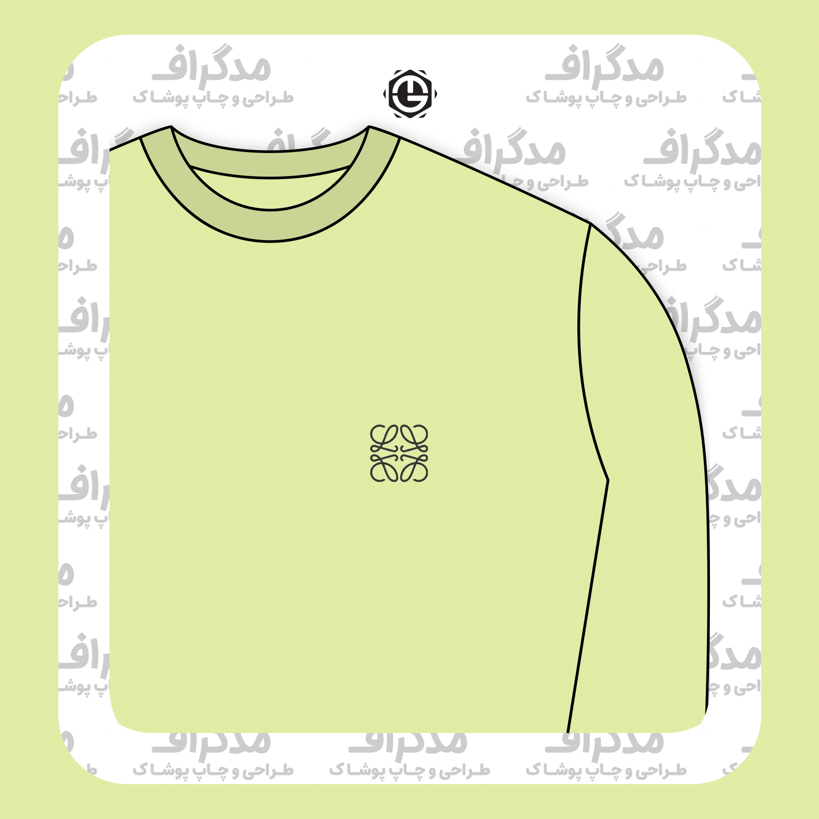 طرح سیلک Loewe مناسب چاپ روی گوشه سینه تیشرت