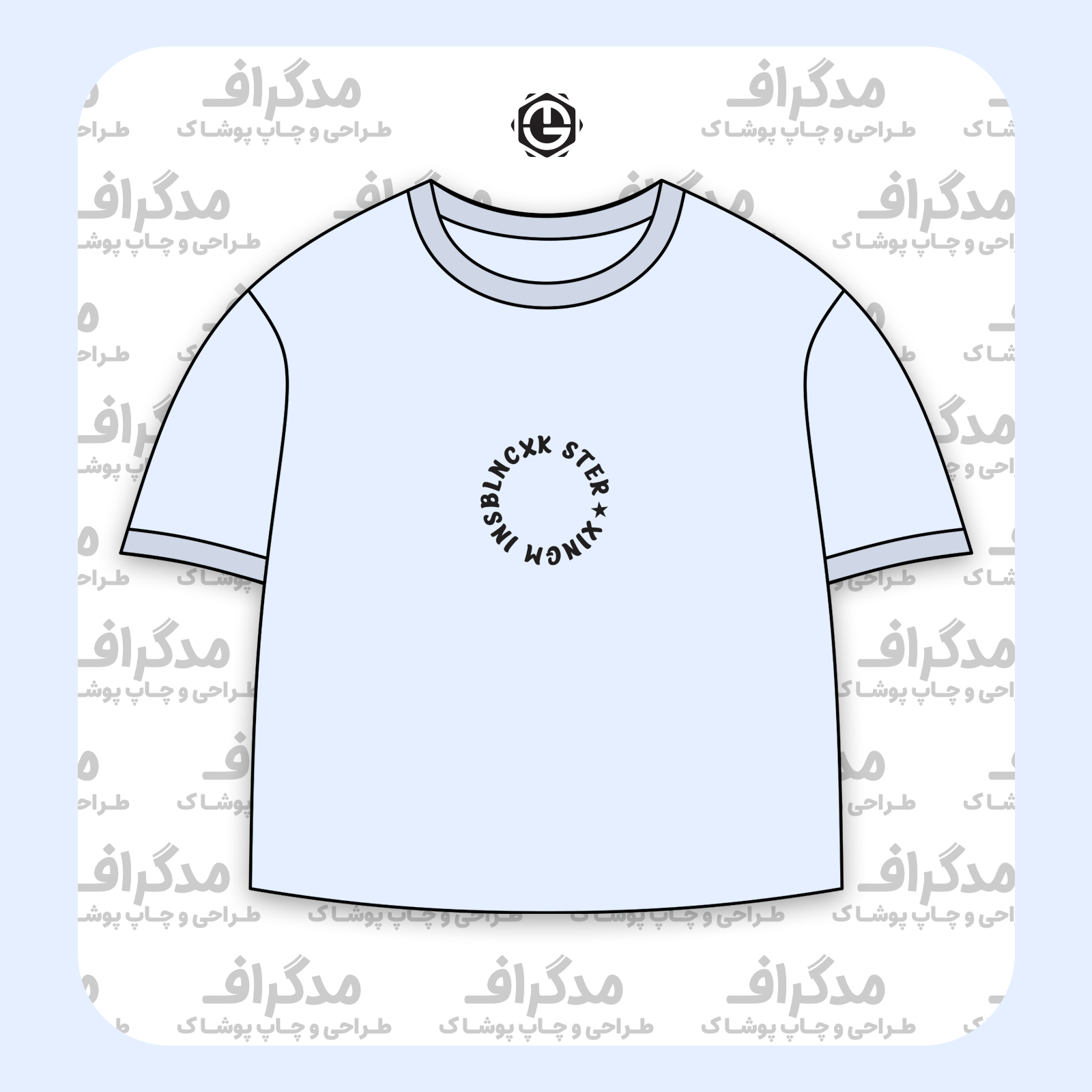 طرح سیلک Xingm مناسب چاپ روی پیش تیشرت