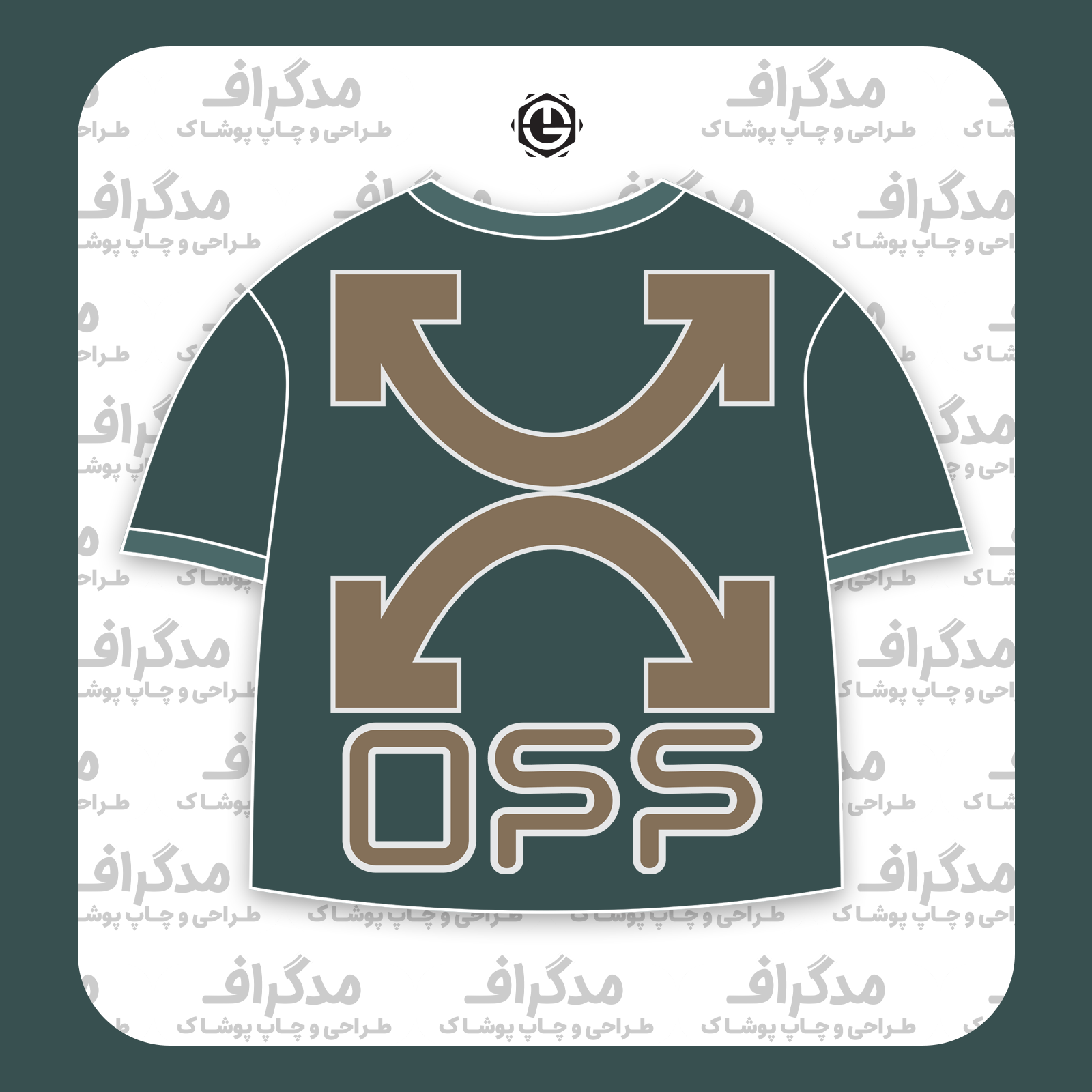 طرح سیلک OSS مناسب چاپ روی پشت تیشرت