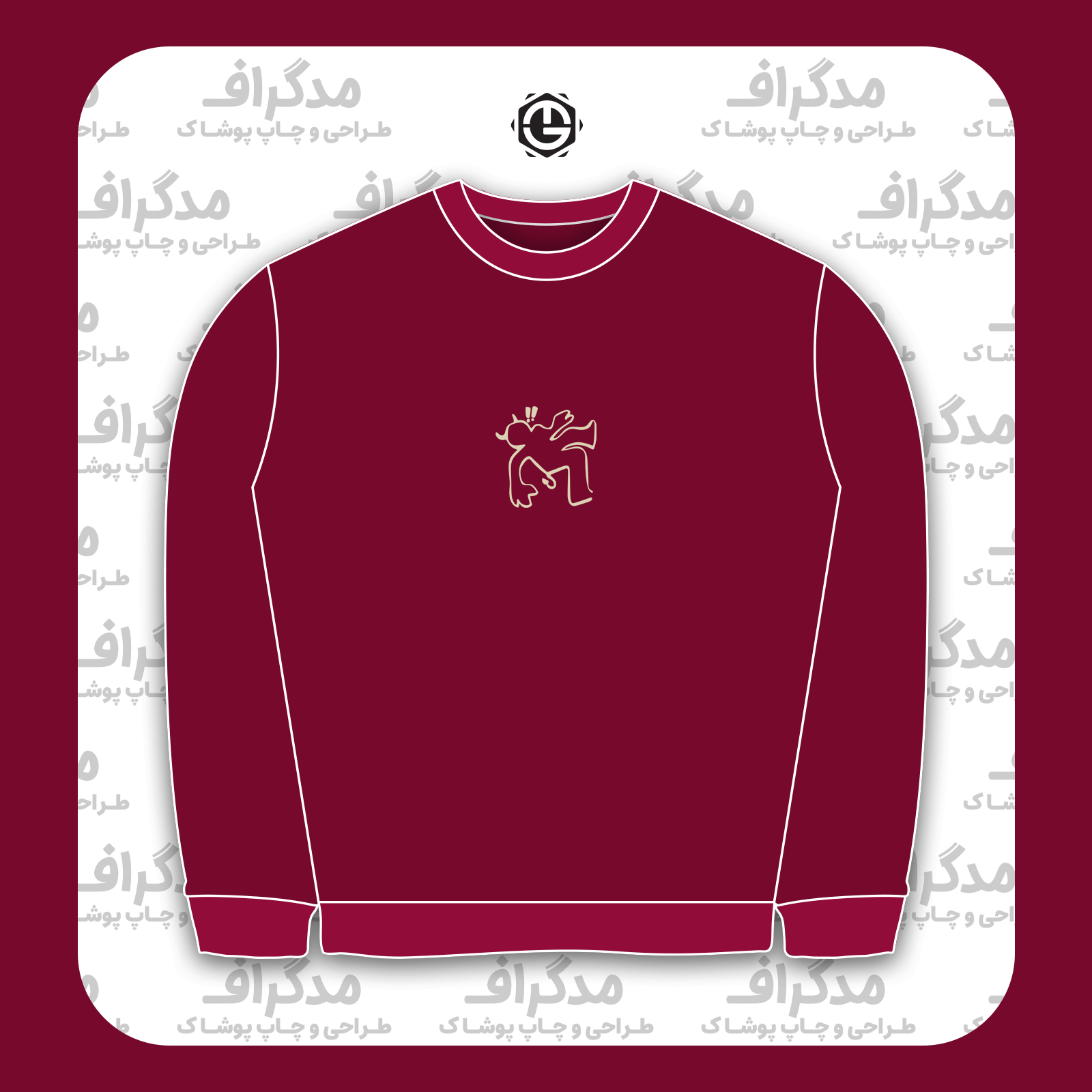 طرح سیلک Blue Buff مناسب چاپ روی پیش تیشرت