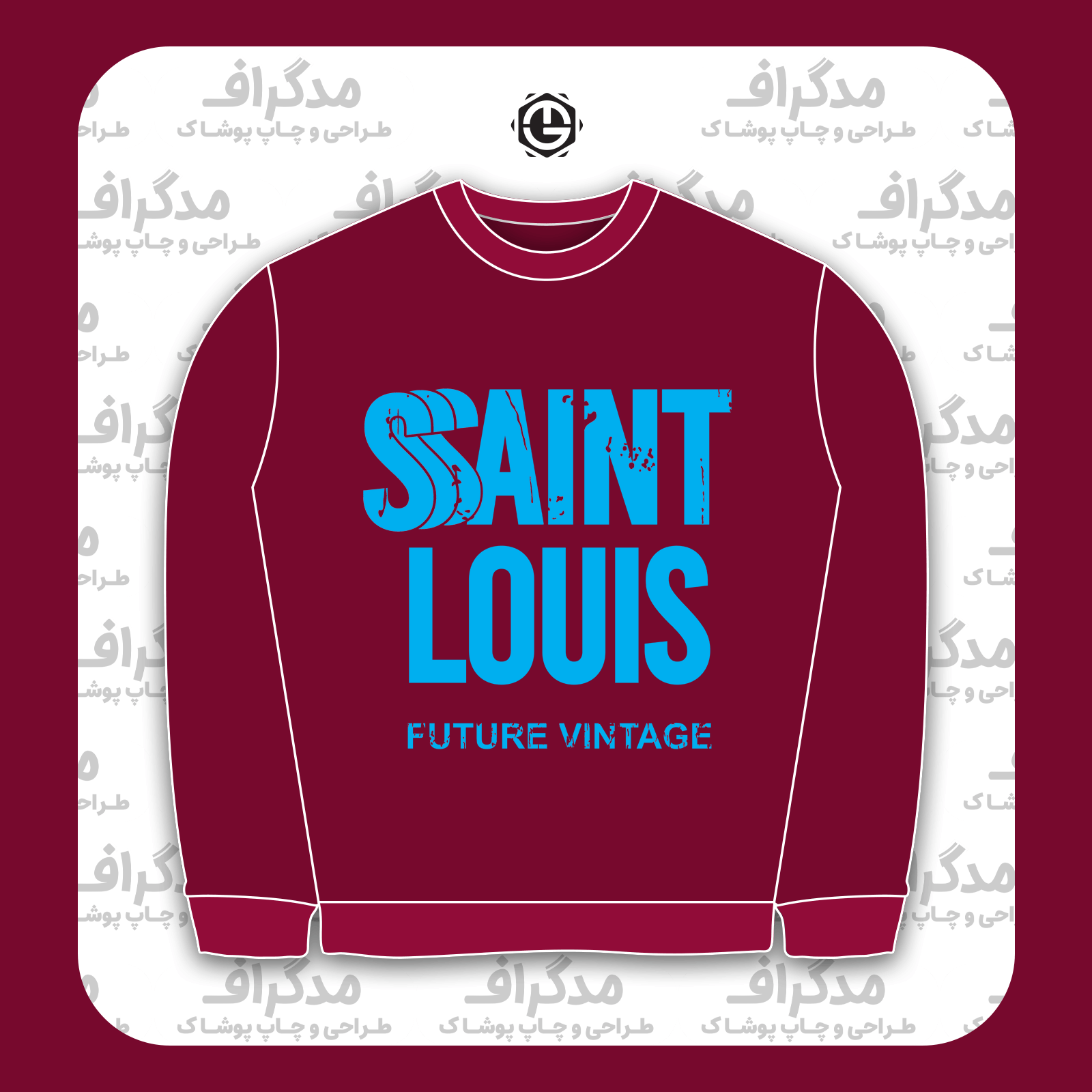 طرح سیلک Saint Louis مناسب چاپ روی پیش لباس