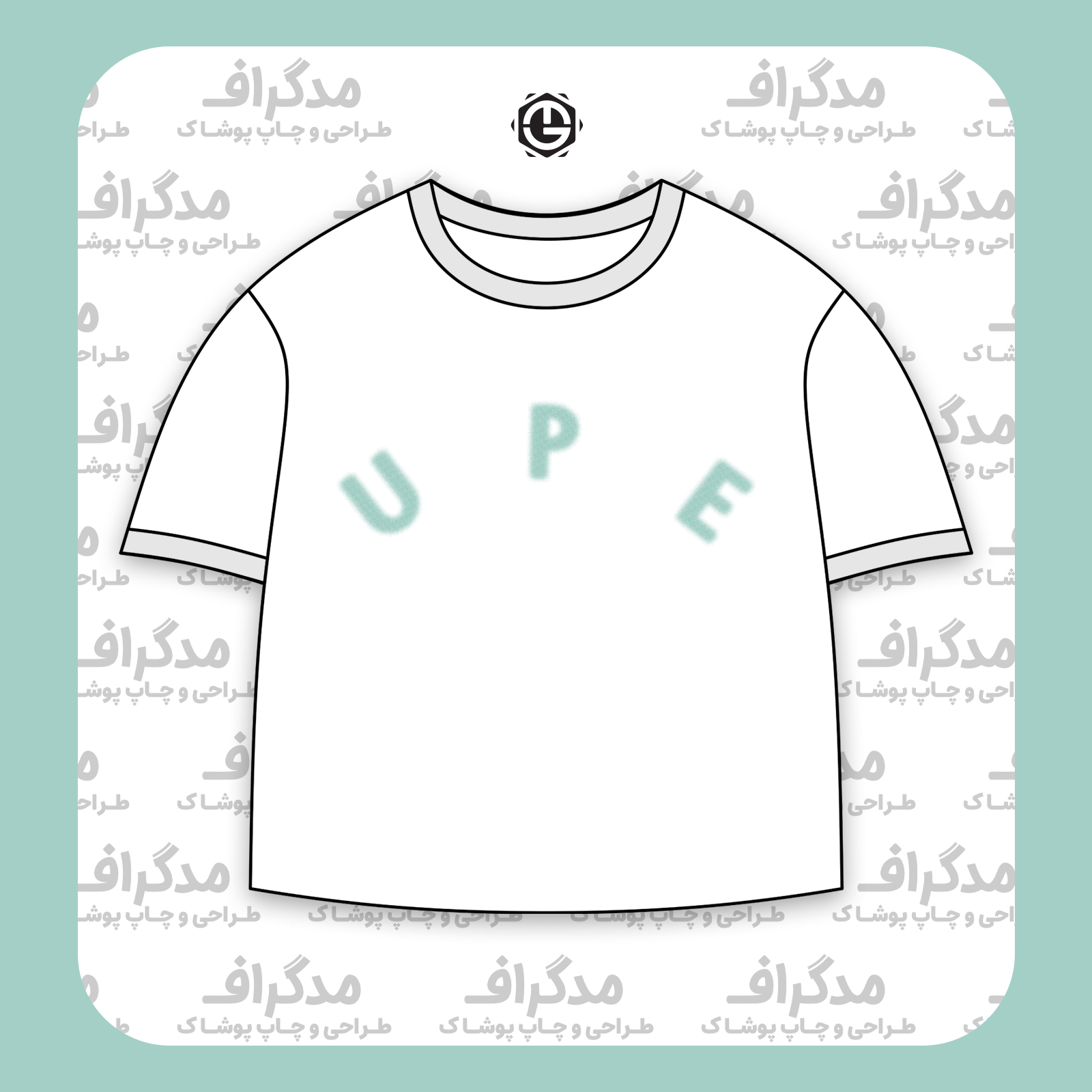 طرح سیلک UPE مناسب چاپ روی پیش لباس