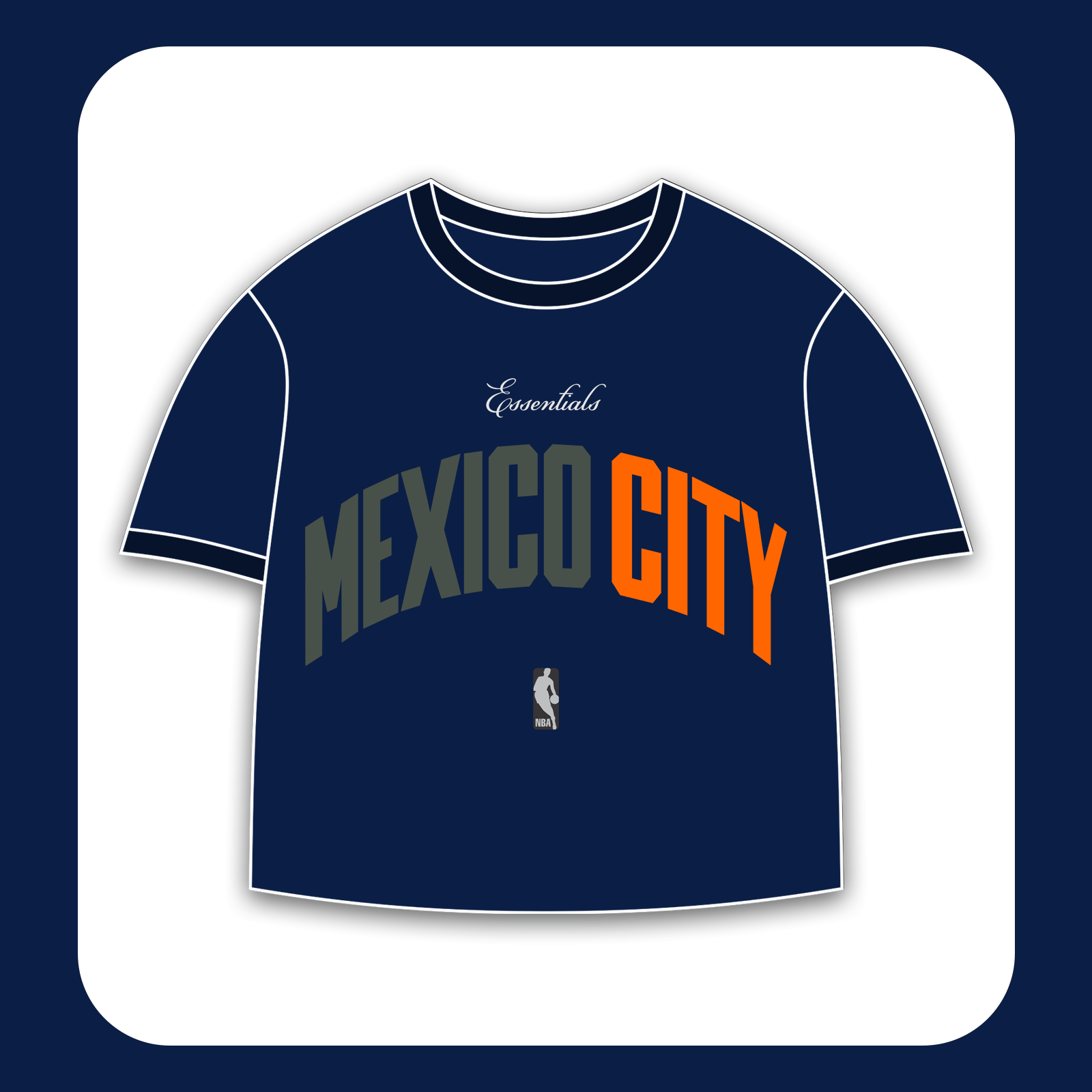 طرح سیلک Mexico City مناسب چاپ روی پیش تیشرت