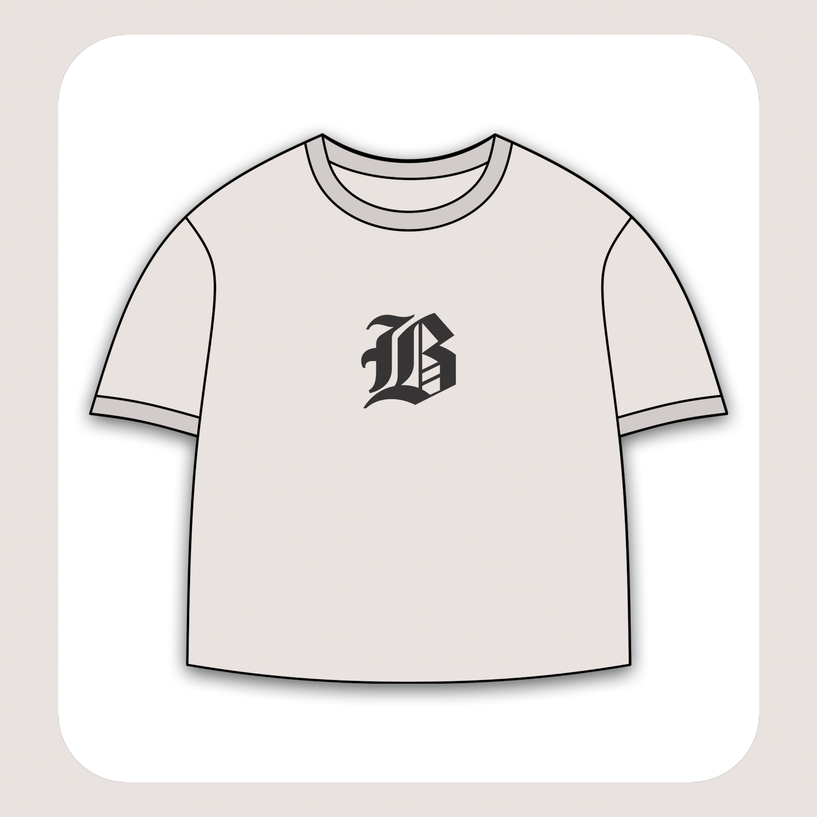 طرح سیلک Boston Globe مناسب چاپ روی پیش پوشاک