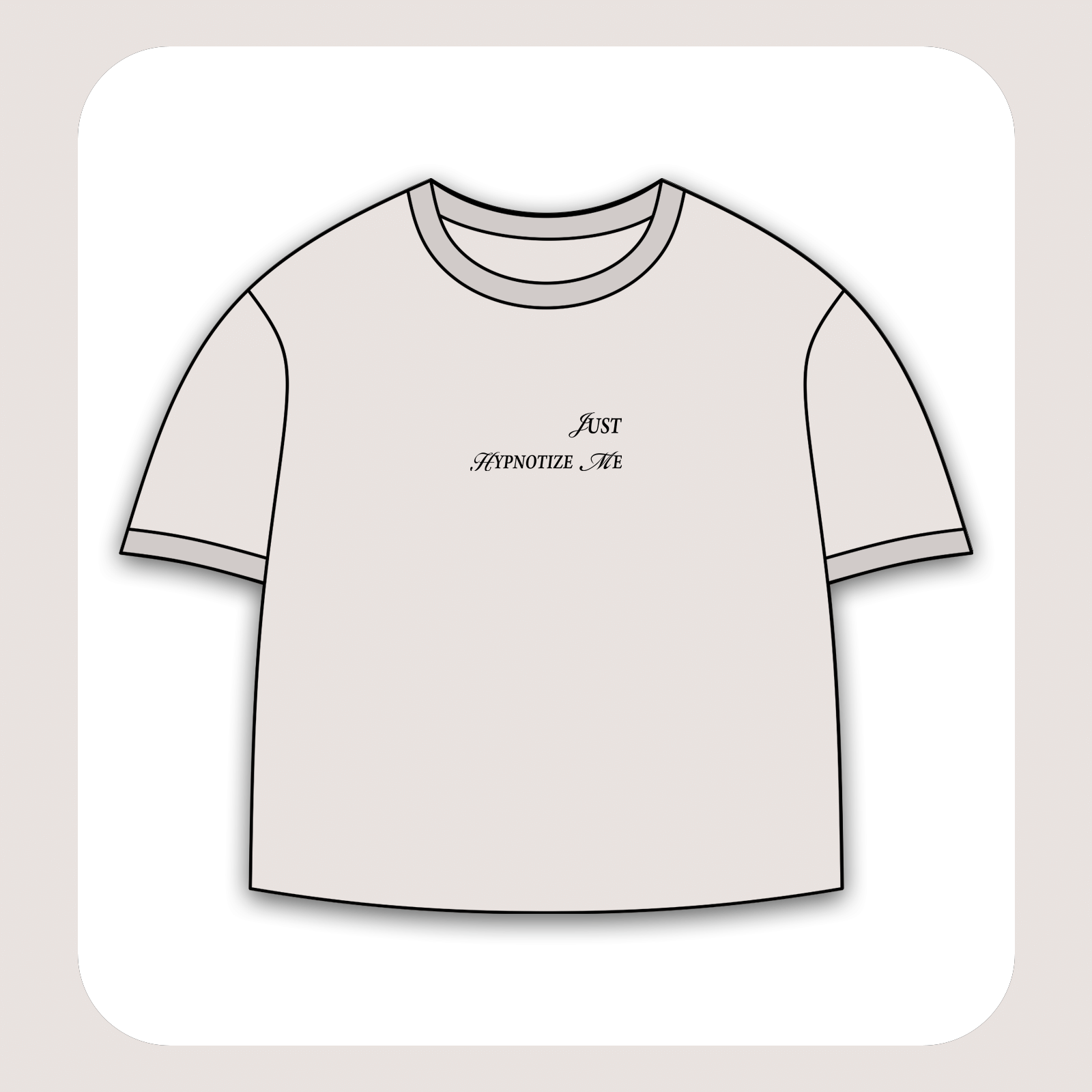 طرح سیلک Hypnotize مناسب چاپ روی پیش تی‌شرت