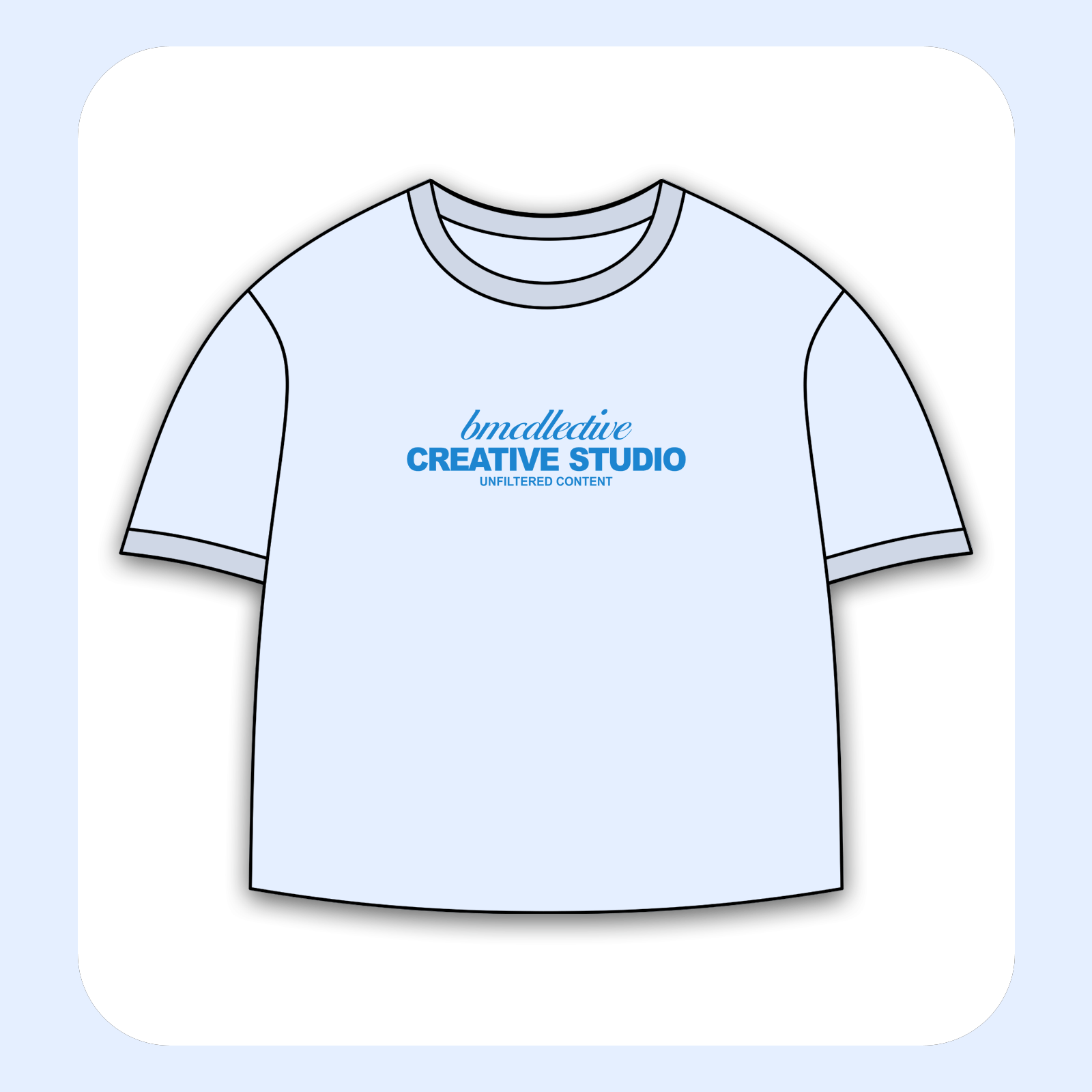 طرح سیلک BM Collective Studio مناسب چاپ روی پیش تیشرت