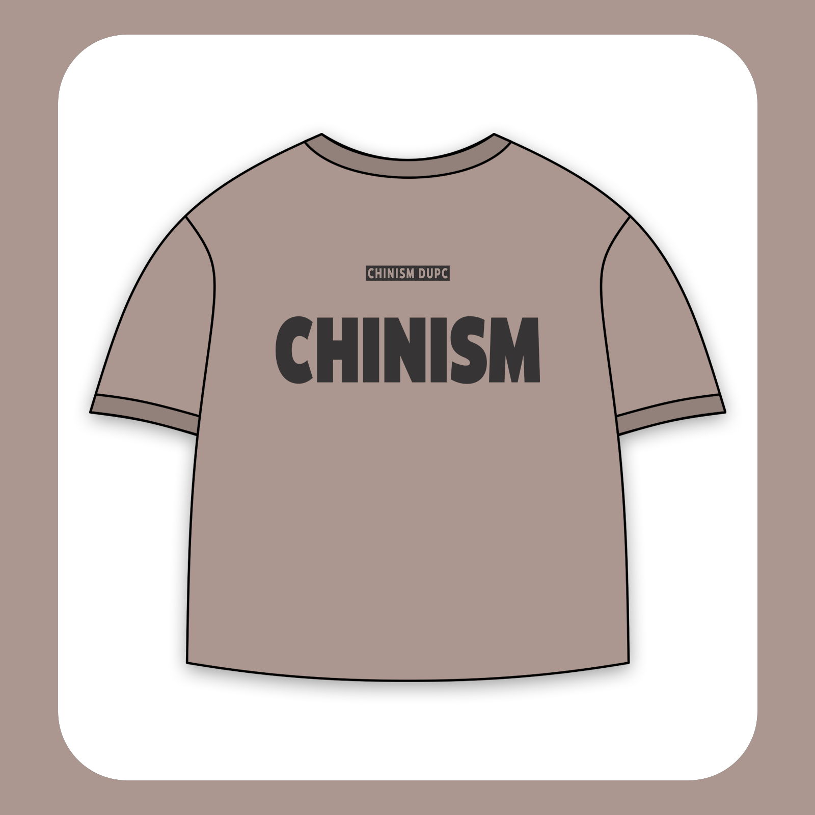 طرح سیلک Chinism مناسب چاپ روی پشت لباس