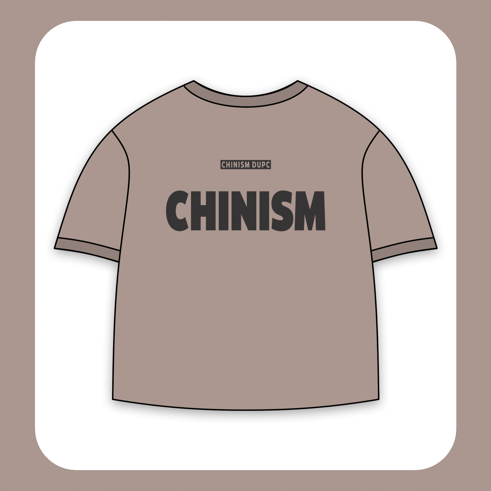 طرح سیلک Chinism مناسب چاپ روی پشت لباس