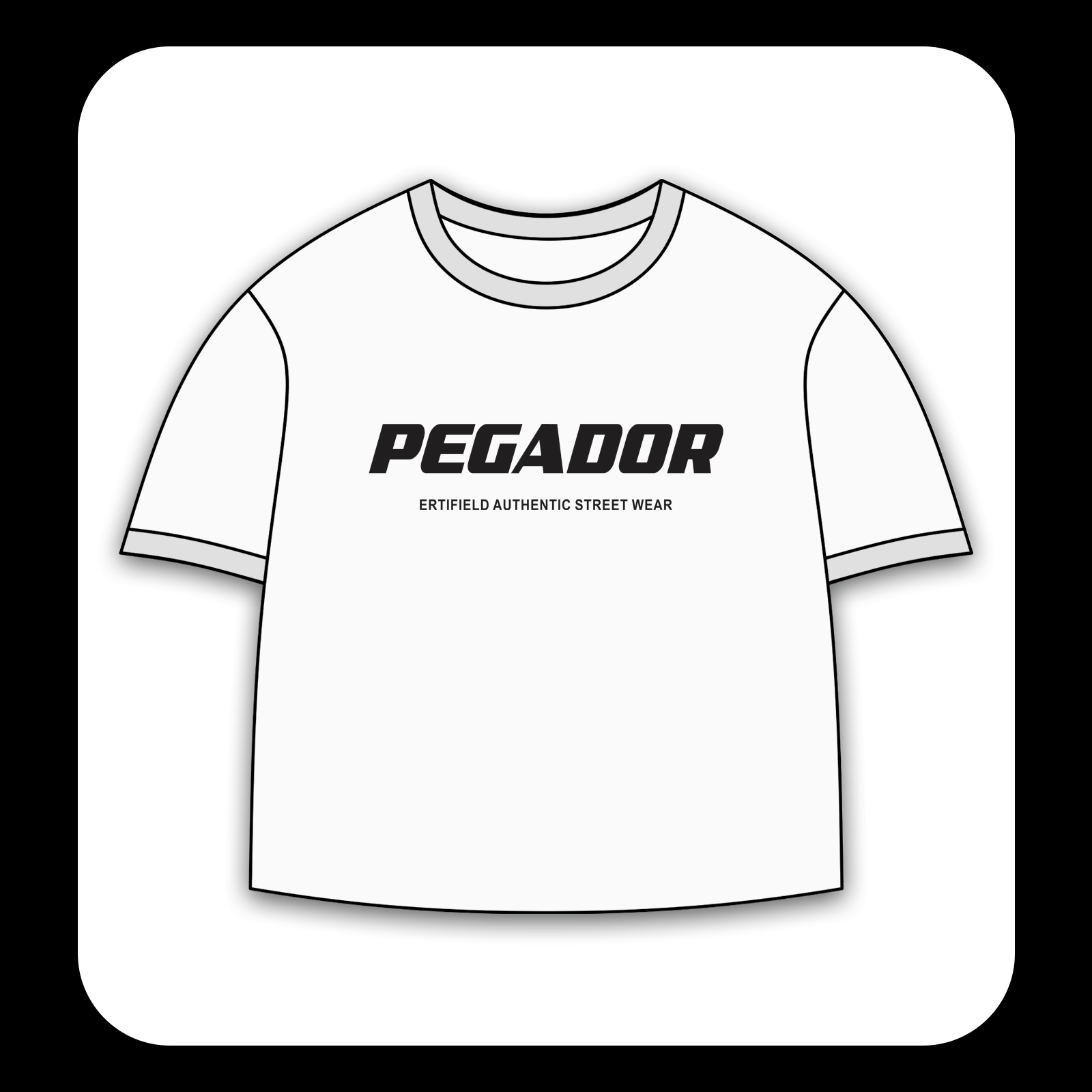 طرح سیلک Pegador Streetwear مناسب چاپ روی پیش لباس