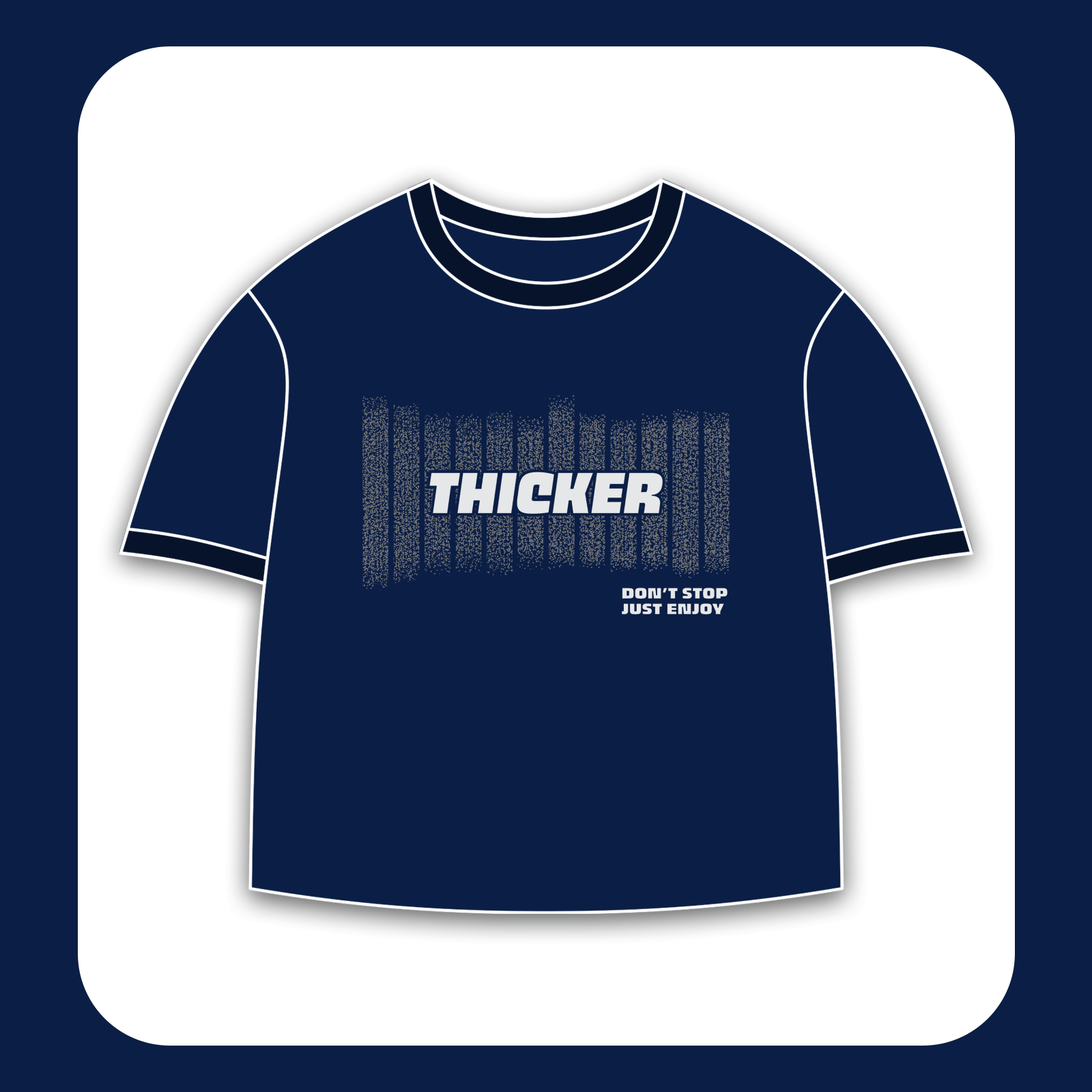 طرح سیلک Thicker مناسب چاپ روی پیش تی‌شرت