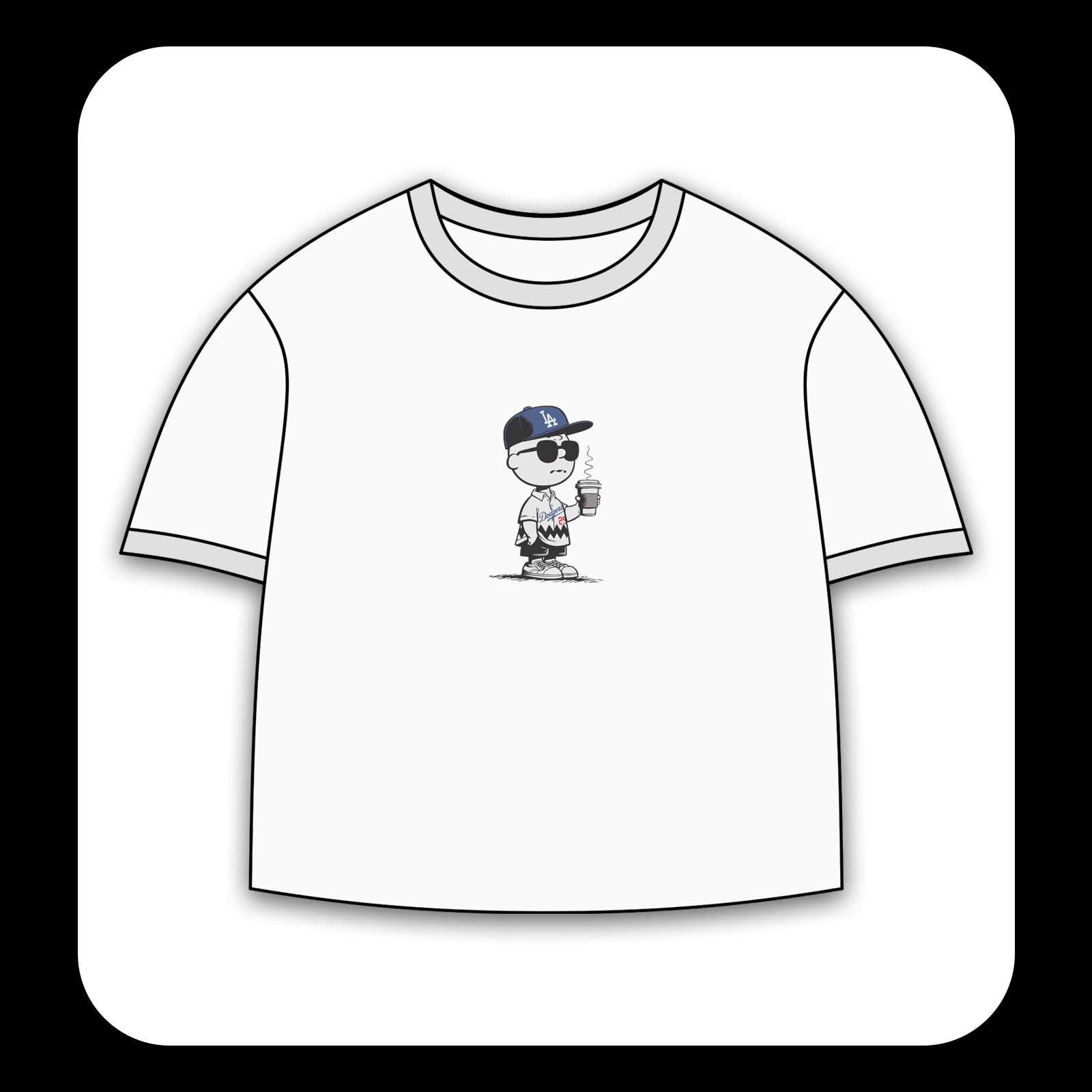 طرح سیلک LA Dodgers مناسب چاپ روی پیش لباس