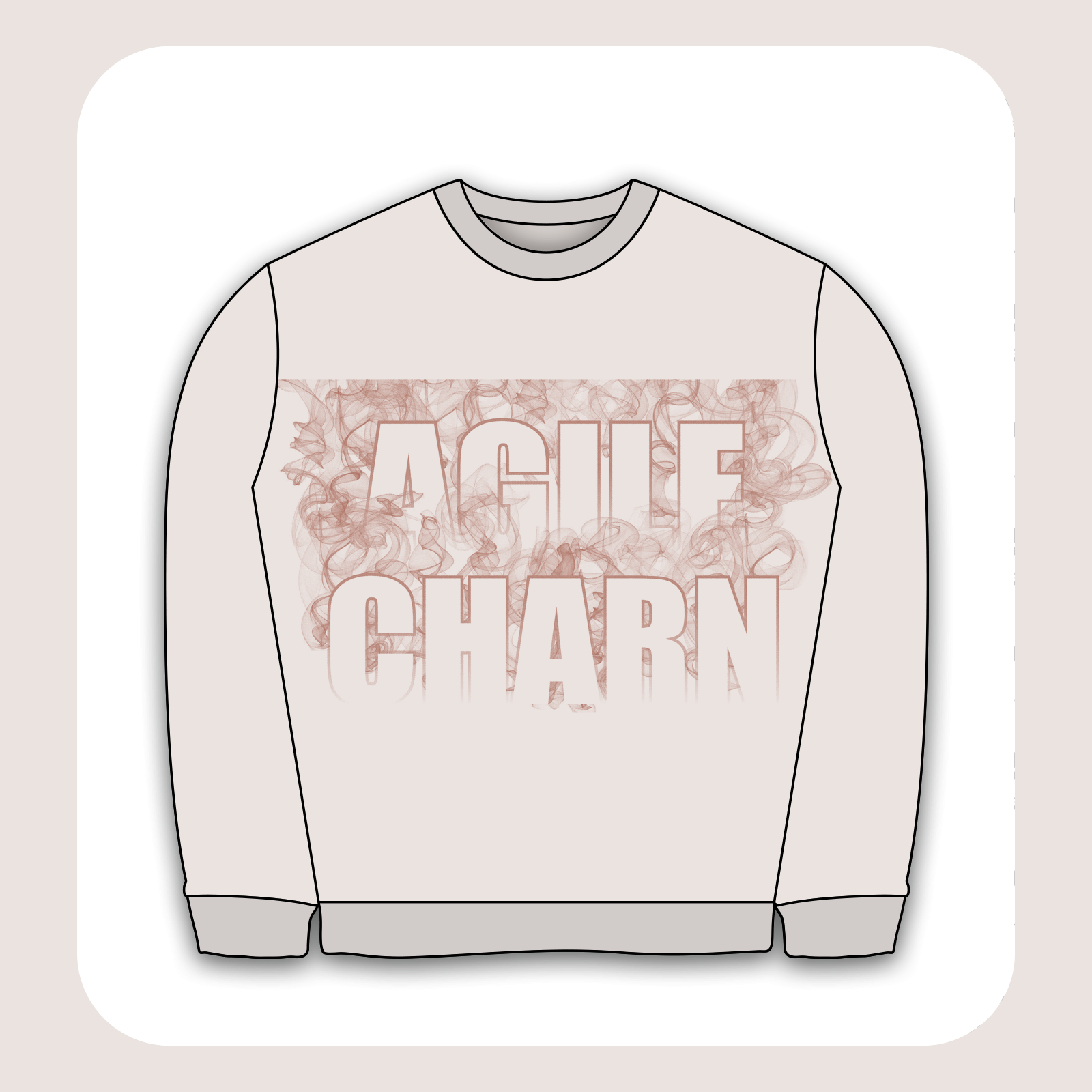 طرح سیلک Agile Charn مناسب چاپ روی پیش هودی