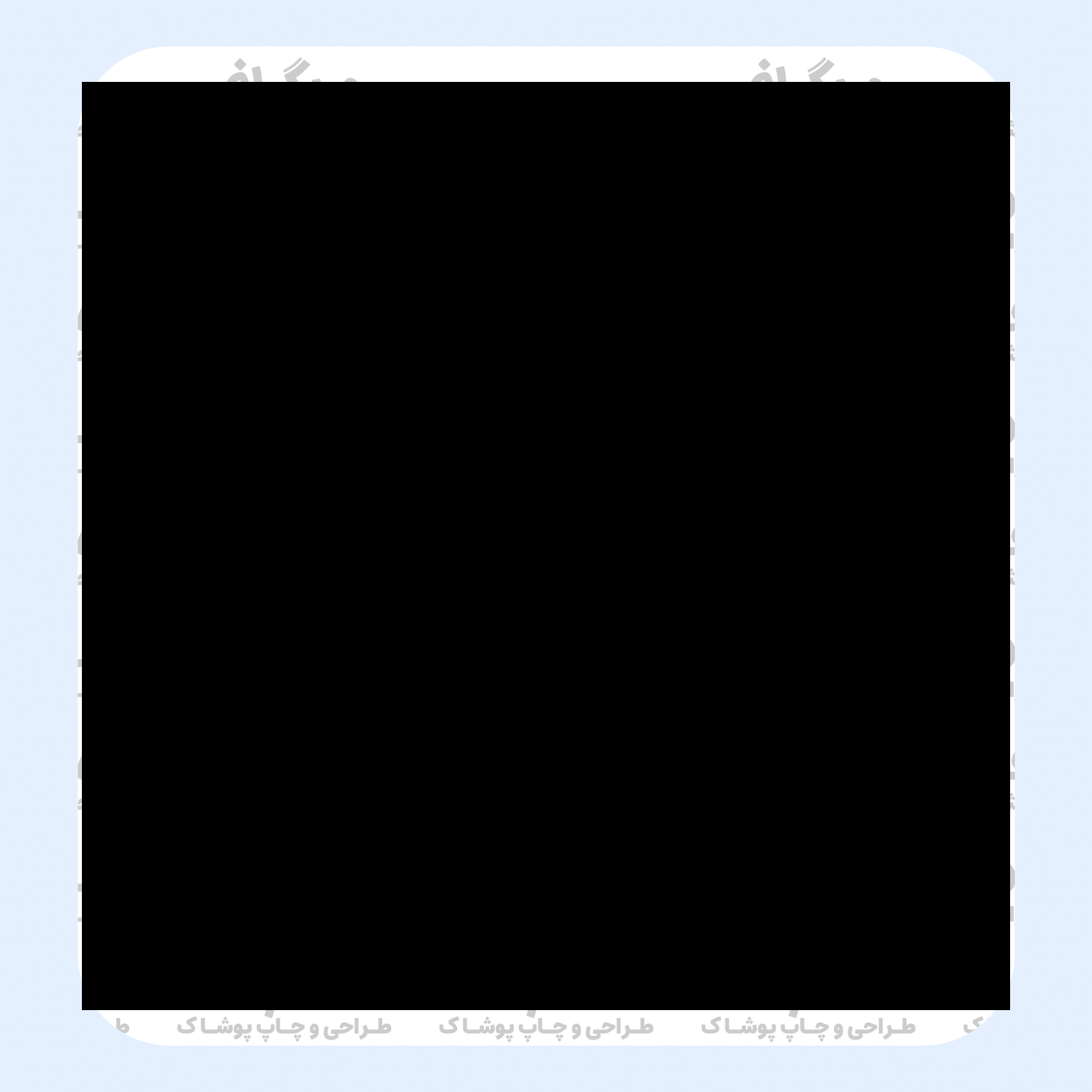 طرح سیلک Winner 28 مناسب چاپ روی پشت تیشرت