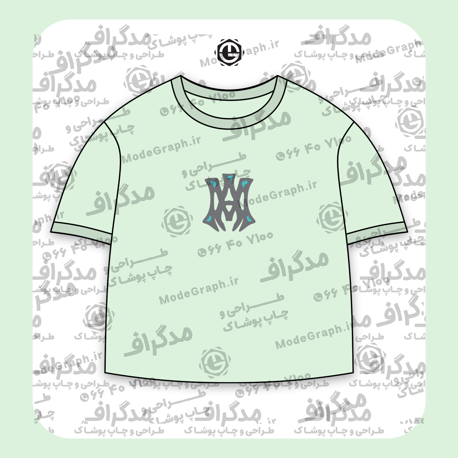 طرح سیلک Amiri Hollywood مناسب چاپ روی پیش تیشرت