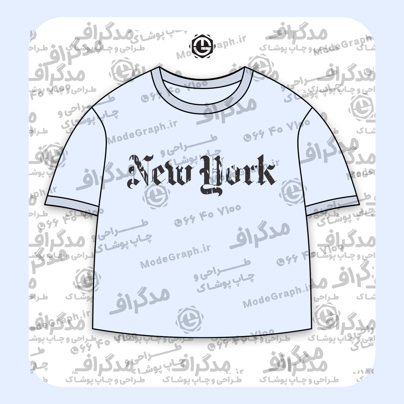 000750-New-York-Pish طرح سیلک New York مناسب چاپ روی پیش تیشرت