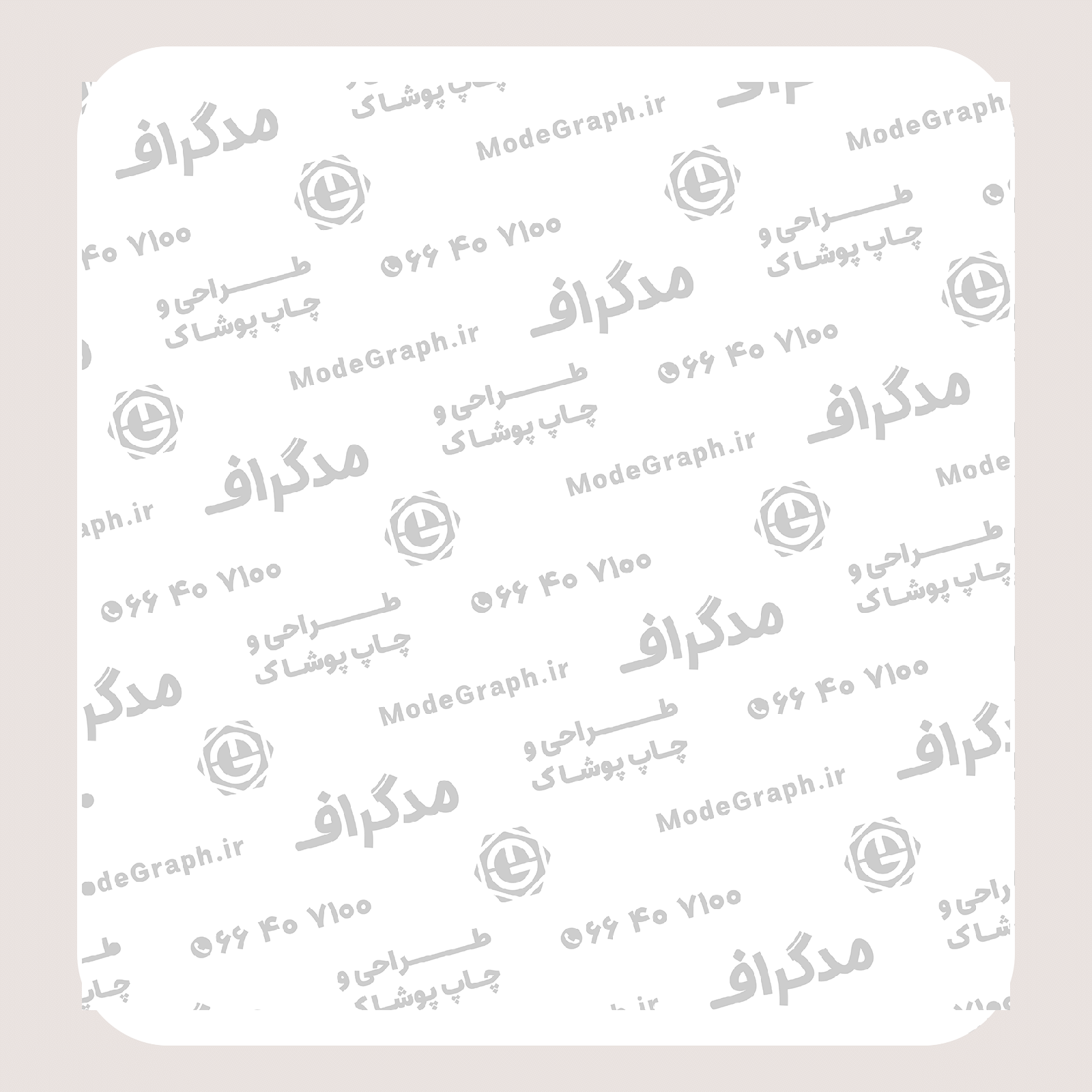 طرح سیلک Teratef مناسب چاپ روی پیش هودی